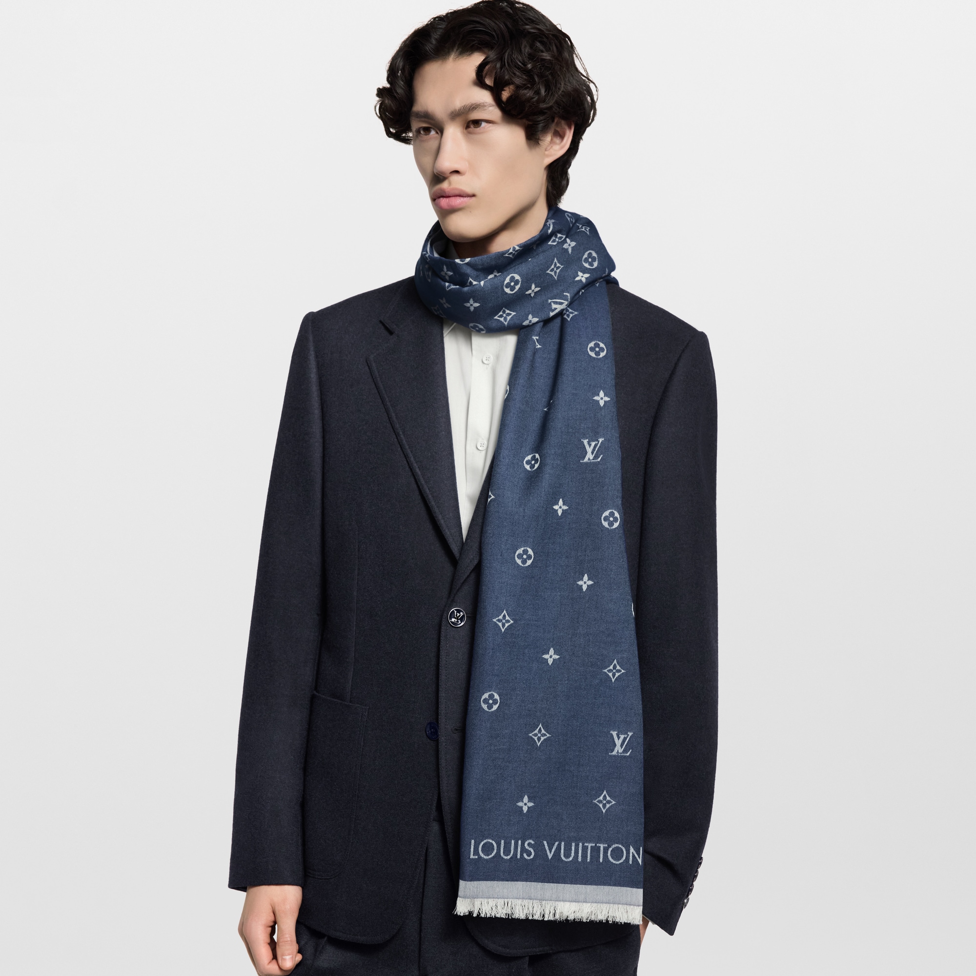 All About Monogram Stole S00 - Men - Accessories | LOUIS VUITTON ®